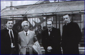 7.11.1982.Da sinistra Andrea Cotugno,Guerino Amato(con i capell
