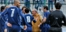 I calciatori fanno gli auguri al Maggiore Mari per la nascita d